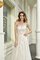 Abito da sposa sbalorditivo lunghi sogno senza maniche in stain elastico in pizzo