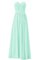 Abito da damigella Senza Strap in Chiffon Lunghi A-Line Cerniera