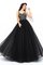 Abito Quinceanera Conotta con Applique Lunghi Ball Gown Naturale