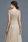 Abito Mamma Sposa A-Line con Increspature Principessa in Chiffon Naturale