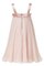 Abito da Cerimonia Bambini in Chiffon Principessa A Terra con Fiore Conotta