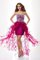 Abito Homecoming Cuore in Tulle con Perline Mini in Raso Satin Elastico