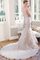 Abito da Sposa con Criss-cross Naturale Allacciato Tubino Cuore