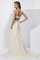 Abito da Ballo Lunghi in Chiffon Schiena Nuda Tubino con Perline