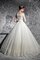 Abito da Sposa con Maniche Lunghe Vintage con Perline Radiosa in Pizzo