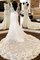 Abito da sposa attraente lusso formale tubino con applique a chiesa