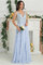 Abito da ballo moderno a sala naturale pudica favoloso in chiffon