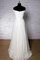 Abito da Sposa Senza Maniche Cerniera con Criss-cross con Festone A-Line