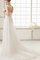 Abito da Sposa Classico Moderno con Festone Cuore Shiena Sheer