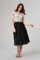 Abito da damigella splendido mini in tulle due pezzi in pizzo lupetto