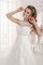 Abito da Sposa A Terra Buco Della Serratura Schiena Cappellino Originale Lupetto