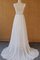 Abito da sposa con cristino lace coperta con nastro appariscente tubino senza maniche
