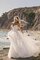 Abito da Sposa con Piega Conotta Spazzola Treno Ball Gown Cuore