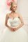 Abito da Sposa Radiosa in Tulle Lunghi con Criss-cross Naturale