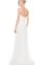Abito da Sposa Senza Strap con Increspato Tubino Naturale Semplice