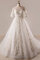 Abito da sposa lunghi con applique naturale popolare con paillette convenzionale