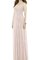 Abito da damigella con Increspato A Terra in Chiffon con Criss-cross A-Line