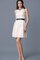 Abito laurea con Applique Naturale Senza Maniche in Pizzo con Perline