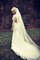 Abito da Sposa Sirena Buco Della Serratura Schiena con Applique in Pizzo Senza Maniche