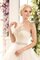 Abito da Sposa in Tulle Allacciato A Terra Ball Gown Senza Maniche