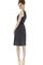 Abito da damigella Monospalla in Chiffon Mini A-Line con Increspato
