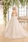 Abito da Sposa in Tulle Allacciato A Terra Ball Gown Senza Maniche