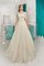 Abito da Sposa in Pizzo in Pizzo A-Line Allacciato con Fiocco
