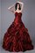 Abito Quinceanera Ball Gown A Terra Allacciato Senza Strap in Taffeta