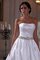 Abito da Sposa A-Line Radiosa con Perline Senza Spalline Naturale