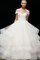 Abito da Sposa in Pizzo in Tulle con Seghettato A Terra in Pizzo