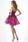 Abito Homecoming in Organza Principessa Cerniera Senza Strap Mini