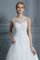 Abito da sposa ball gown pudica shiena sheer decorato naturale carino