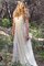Abito da Sposa in Pizzo in Pizzo Schiena Nuda Formale E Informale A Terra