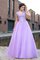 Abito da Ballo Ball Gown Lunghi V-Scollo Alta Vita con Manica Corte