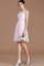 Abito da Damigella A-Line Mini in Chiffon Principessa Naturale