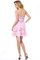 Abito Homecoming A-Line Principessa con Perline Mini Naturale