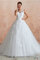 Abito da sposa in raso in tulle con bottone in pizzo in pizzo bellissimo