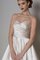 Abito da Sposa con Criss-cross in Raso Moderno Semplice Sensuale