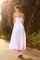 Abito da Sposa con Perline A-Line Alla Caviglia Senza Maniche V-Scollo