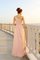 Abito da Ballo in Chiffon A-Line Monospalla Lunghi Principessa