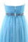 Abito da sera Moderno in Chiffon con Cristino Cerniera A-Line