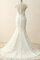 Abito da Sposa A Terra Originale con Perline Lunghi Cappellino