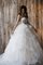 Abito da Sposa in Tulle Semplice Ampio in Pizzo Cerniera