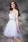 Abito Homecoming Principessa Cuore in Organza A-Line Cerniera