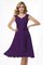 Abito da Damigella con Festone Senza Maniche con Piega in Chiffon A-Line