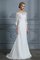 Abito da sposa con bottone affascinante all aperto lunghi naturale con ricamo