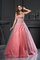 Abito Quinceanera in Raso Ball Gown con Perline A Terra Senza Maniche