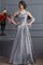 Abito da Sera A-Line Principessa Cuore con Applique Naturale