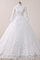 Abito da sposa formale e informale lupetto in raso distintivo in pizzo in tulle