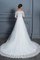 Abito da sposa radiosa coda a strascico corto lunghi elegante cerniera in pizzo